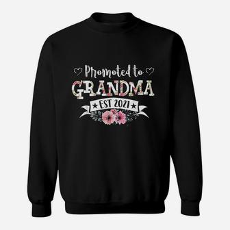 Promoted To Grandma Est 2022 Mothers Day Gift Sweat Shirt - Seseable