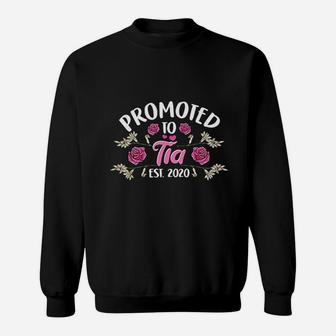 Promoted To Tia Est 2022 New Tia Mothers Day Sweat Shirt - Seseable