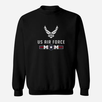Proud Air Force Mom Military Pride Sweat Shirt - Seseable