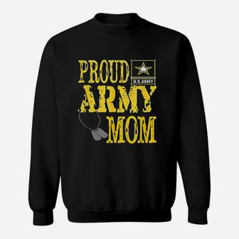Proud Army Mom Military Pride Sweat Shirt - Seseable