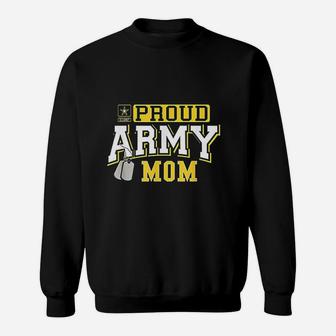 Proud Army Mom Military Sweat Shirt - Seseable