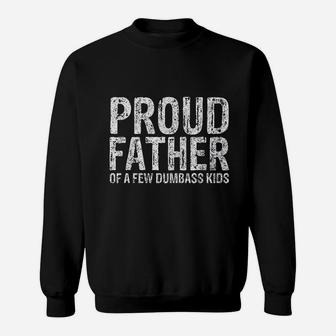 Proud Father Of A Few Kids Christmas Gift Sweat Shirt - Seseable