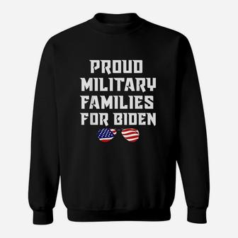 Proud Military Families For Support Our Troops Sweat Shirt - Seseable