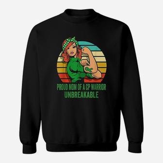 Proud Mom Of A Cerebral Palsy Warrior Sweat Shirt - Seseable
