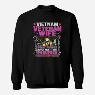 Proud Vietnam Veteran Wife Sweat Shirt - Seseable