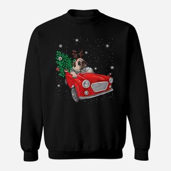 Pug Dog Ugly Christmas Sweat Shirt - Seseable