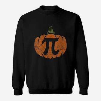 Pumpkin Pi Math Teacher Halloween Thanksgiving Day Sweat Shirt | Seseable UK