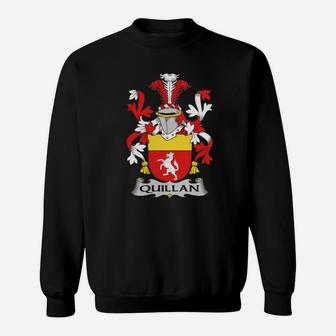 Quillan Family Crest Irish Family Crests Ii Sweat Shirt - Seseable
