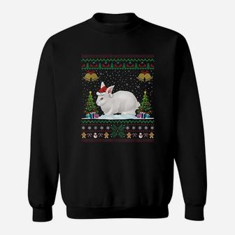 Rabbit Bunny Animal Lover Xmas Gift Ugly Rabbit Christmas Sweat Shirt - Seseable