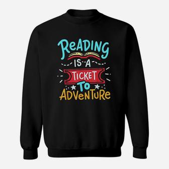 Reading Adventure Library Student Teacher Book Sweat Shirt - Seseable