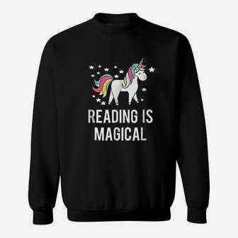 Reading Is Magical Unicorn To Promote Reading Sweat Shirt | Seseable UK