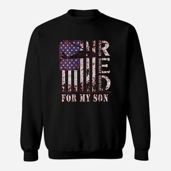 Red Friday For My Son Us Flag Army Sweat Shirt - Seseable