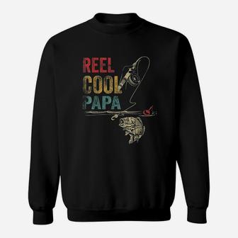 Reel Cool Papa Fish Fishing, dad birthday gifts Sweat Shirt - Seseable