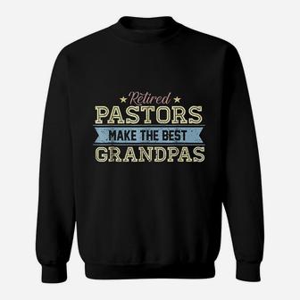 Retired Pastor Grandpa Retirement Gift Preacher Sweatshirt - Seseable