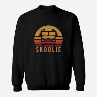 Retro Skoolie Shirt, Fun Converted School Bus Tee Gift Sweat Shirt - Seseable