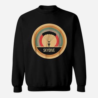 Retro Vintage Skydive For Skydivers Sweat Shirt - Seseable