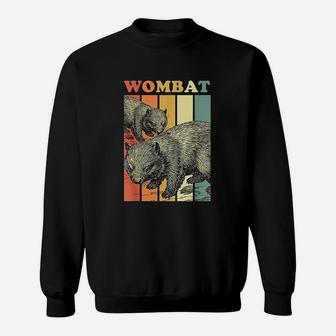 Retro Vintage Style Australia Animal Wombat Sweat Shirt - Seseable