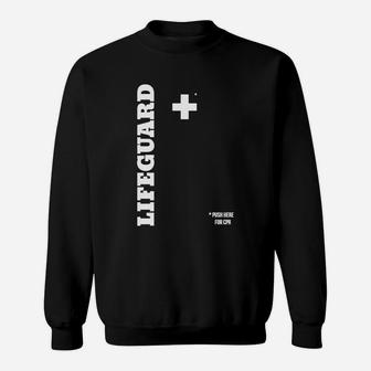 Rettungsschwimmer Schieben Hier Sweatshirt - Seseable