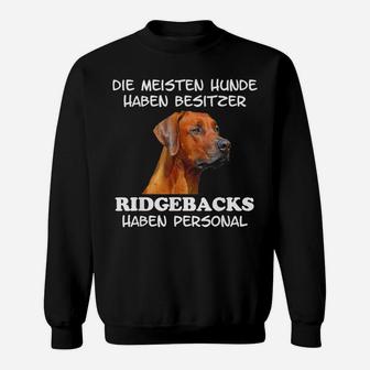 Rhodesianer Ridgeback Hund Damals Herren Sweatshirt - Seseable