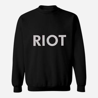 Riot Classic Vintage Style Protest Sweat Shirt - Seseable