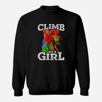 Rock Climbing Bouldering Hiking Wall Climber Gift Sweat Shirt - Seseable