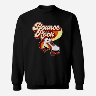 Roller Disco Bounce Rock Roller Skate Vintage 70s 80s Sweat Shirt - Seseable