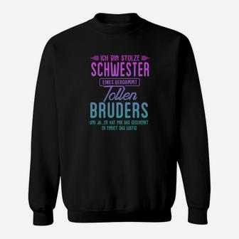 S02 1115 Stolze Schwester Sweatshirt - Seseable