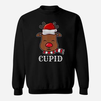 Santa Reindeer Cupid Xmas Group Costume Sweater Sweat Shirt - Seseable