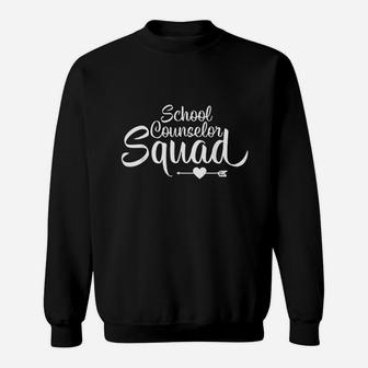 School Counselor Squad Back To School Pedantic Teacher Gift Sweat Shirt - Seseable