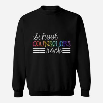 School Counselors Rocks Cute Gift For School Counselor Sweatshirt - Seseable