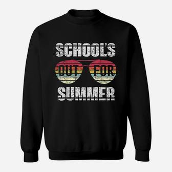 Schools Out For Summer Happy Last Day Of School Vintage Gift Sweat Shirt - Seseable