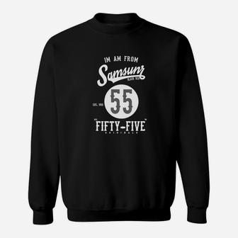 Schwarzes Sweatshirt I'm From Samsun 55 Design, Stolze Herkunft Tee - Seseable