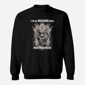 Schwarzes Zombie-Fan-Sweatshirt Walking Dead aus Nürnberg - Seseable