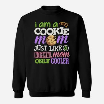 Scou I Am A Cookie Mom Mommy Scout Gift Sweat Shirt - Seseable