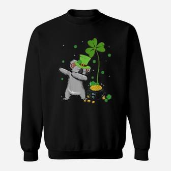 Shamrock Leprechaun Koala St Patricks Day Sweat Shirt - Seseable