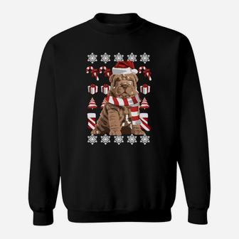 Shar Pei Weihnachtspulli Sweatshirt - Seseable