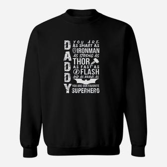 Sheki Apparel Daddy Superhero, best christmas gifts for dad Sweat Shirt - Seseable