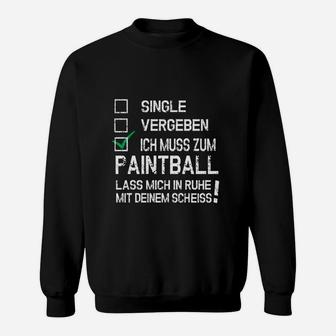 Single Vergeben-paintball Sweatshirt - Seseable