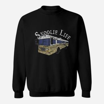 Skoolie Life Bus Conversion Nomad Lifestyle Sweatshirt - Seseable