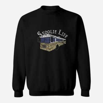 Skoolie Life Bus Conversion Nomad Lifestyle Vintage Sweat Shirt - Seseable