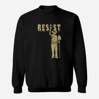 Smokey Bear Says Resist Tee Shirt - Mens Tall T-shirt Sweat Shirt - Seseable