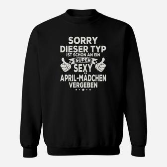 Sorry an April-Mädchen Vergeben Sweatshirt, Schwarzes Tee für Herren - Seseable