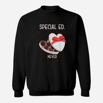 Special Ed School Teacher Valentines Day Gift Kids Sweat Shirt - Seseable