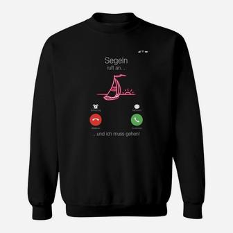 Sportliches Segel-Sweatshirt mit witzigem Spruch, für Segler - Seseable