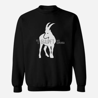 Sprühgwandfreunde Ghupft Wia Gspunga Sweatshirt - Seseable