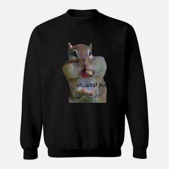 Squirrel Fat Face Sweat Shirt - Seseable