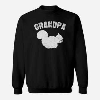 Squirrel Grandpa Matching Family Vintage Sweat Shirt - Seseable