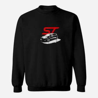 St Distressed Look Automotive Enthusiasts Sweat Shirt - Seseable