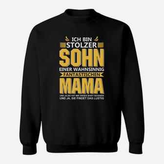 Stolzer Sohn Fantastische Mama Sweatshirt, Perfekt für Muttertag - Seseable