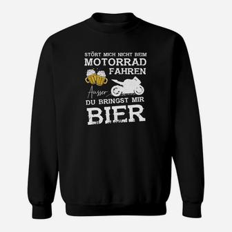 Störe Mich Nicht Motorcycle Sweatshirt - Seseable